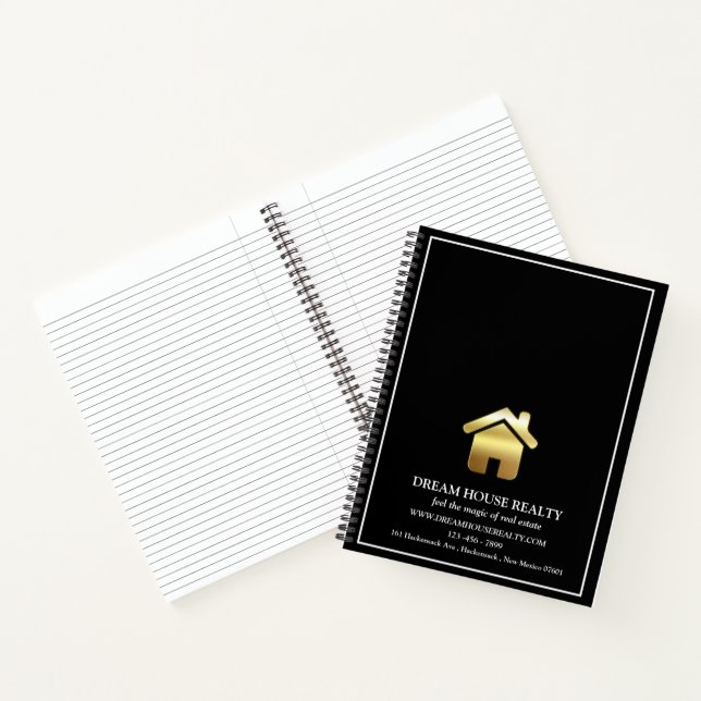 Professional Real Estate Realtor Promotional  Notebook (Inside)