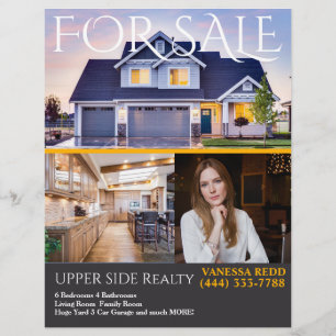 Professional Real Estate Realty Flyer For Sale