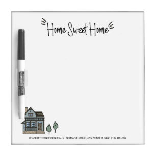 Professional Realtor Home Swee Home Dry Erase Board
