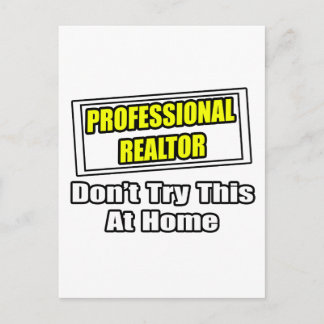 Professional Realtor...Joke Postcard