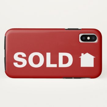 Professional Realtor Modern Design Iphone X Case by idesigncafe at Zazzle