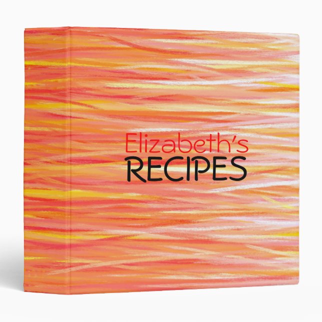 Professional Recipes 3 Ring Binder (Front/Spine)