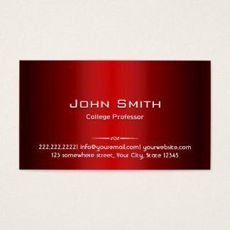 College Professor Business Cards & Templates | Zazzle