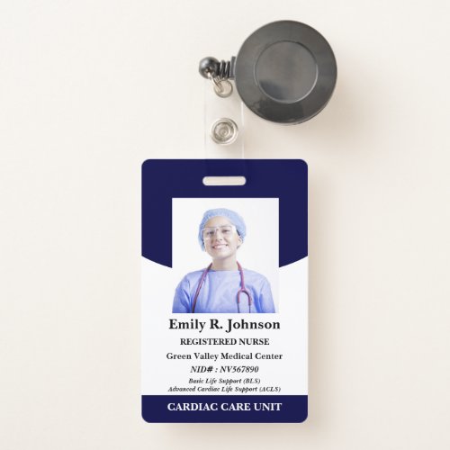 Professional Registered  Nurse ID Badge