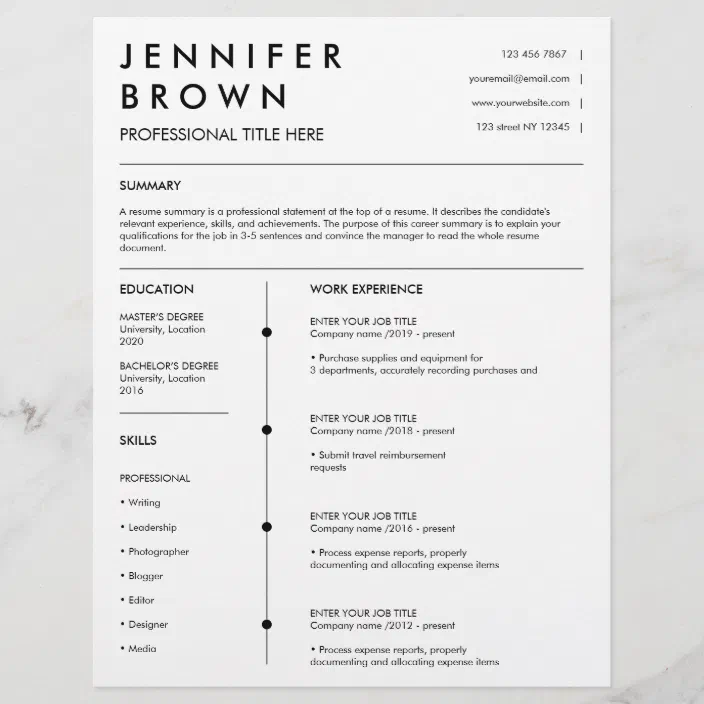 10 Tips That Will Make You Influential In resume
