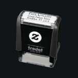 Professional Return Address Self-inking Stamp<br><div class="desc">Easily personalize this custom professional Return Address self-inking stamp with your name and address. Choose your favourite fonts, element positions and sizes, or delete them and add your own images, clipart, photos and texts. This stamp is with black ink color. The stamp ink is avaiable also on other bold and...</div>
