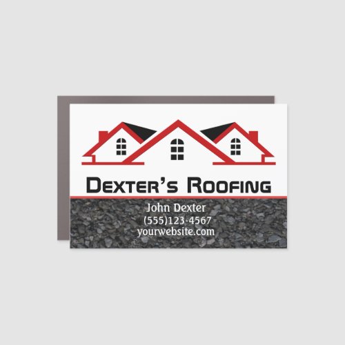 Professional Roofing Company Construction Business Car Magnet