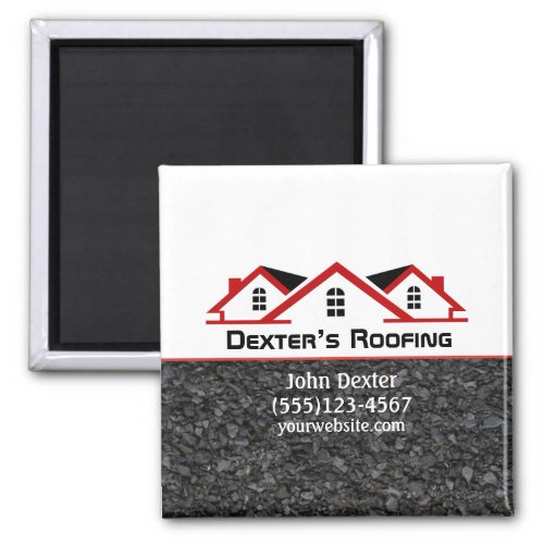 Professional Roofing Company Construction Business Magnet