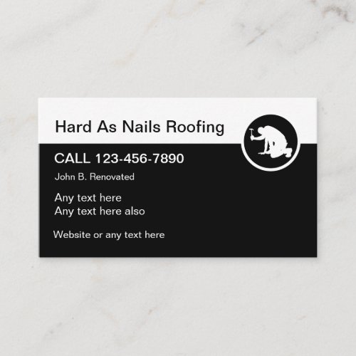 Professional Roofing Services Business Card