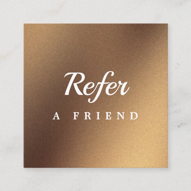 Professional Salon & Spa Referral Card | Editable  (Front)