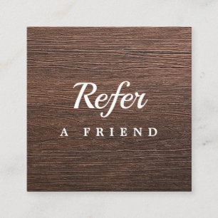 Professional Salon & Spa Referral Card Editable
