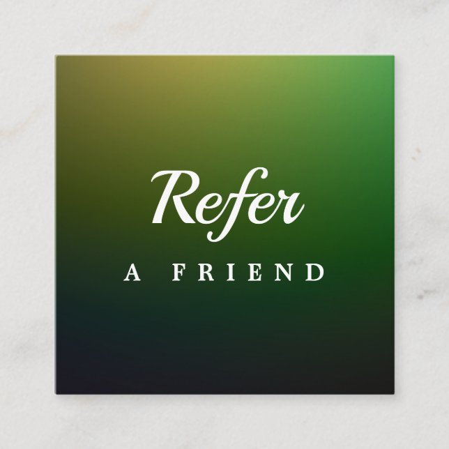 Professional Salon & Spa Referral Card | Editable  (Front)
