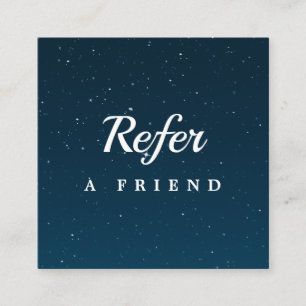 Professional Salon & Spa Referral Card Editable