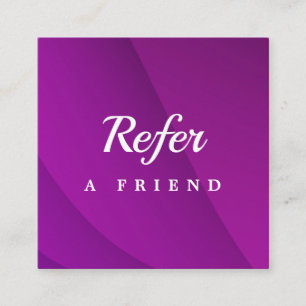 Professional Salon & Spa Referral Card Editable
