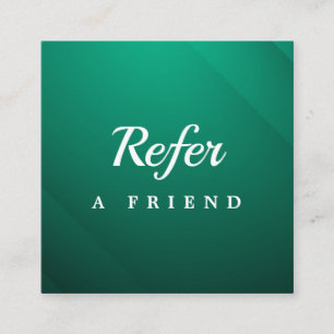 Professional Salon & Spa Referral Card   Editable 