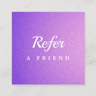 Professional Salon & Spa Referral Card | Editable