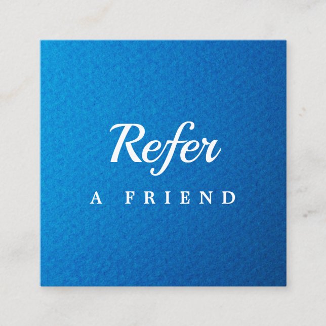 Professional Salon & Spa Referral Card | Editable  (Front)