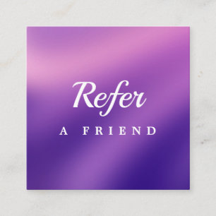 Professional Salon & Spa Referral Card   Editable 