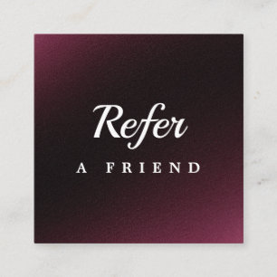 Professional Salon & Spa Referral Card   Editable 