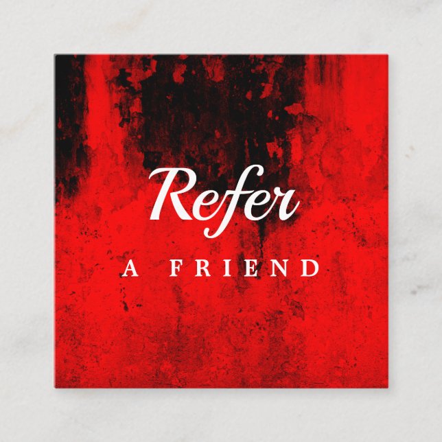 Professional Salon & Spa Referral Card | Editable  (Front)