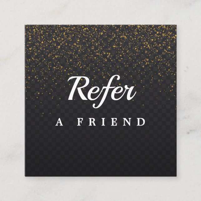 Professional Salon & Spa Referral Card | Editable  (Front)