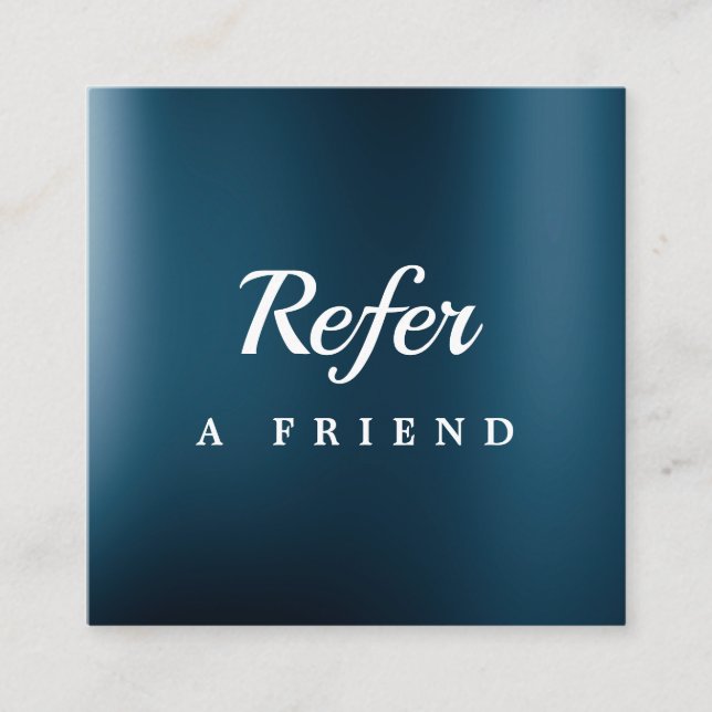 Professional Salon & Spa Referral Card | Editable  (Front)