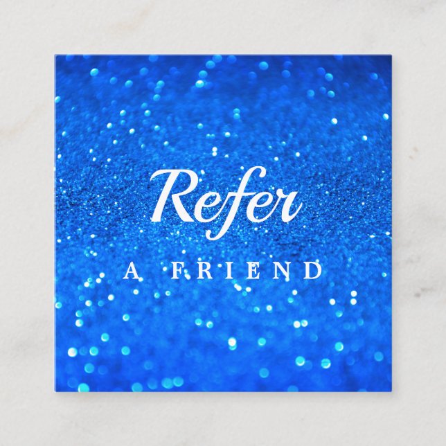 Professional Salon & Spa Referral Card | Editable  (Front)