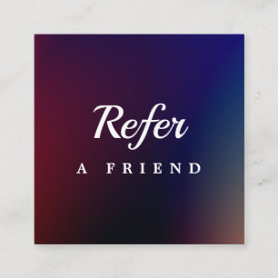 Professional Salon & Spa Referral Card Editable