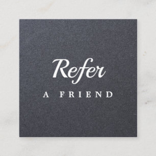 Professional Salon & Spa Referral Card Editable
