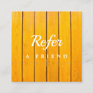 Professional Salon & Spa Referral Card Editable