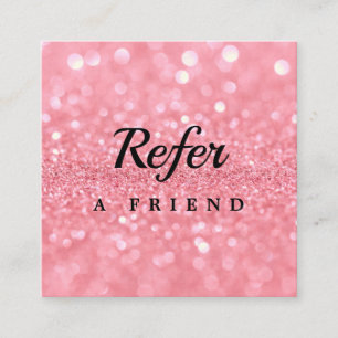 Professional Salon & Spa Referral Card Editable