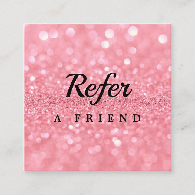 Professional Salon & Spa Referral Card | Editable  (Front)