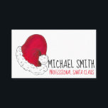 Professional Santa Claus Red Christmas St. Nick Business Card<br><div class="desc">Business card design features an original color illustration of a red Santa Claus hat. Great for a professional Santa Claus or other Christmas or holiday business . Simply personalize with your information. Lots of other business card designs are also available from this shop. Don't see exactly what you're looking for?...</div>