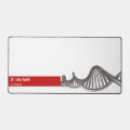 Professional Science DNA Strand Medical Desk Mat | Zazzle