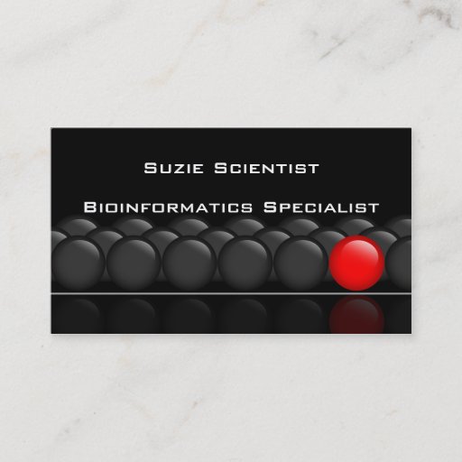 Customizable Professional Scientist Science Business Card