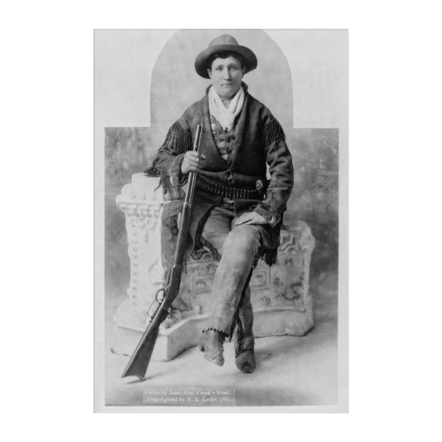 Professional Scout Calamity Jane 1895 Acrylic Print (Front)