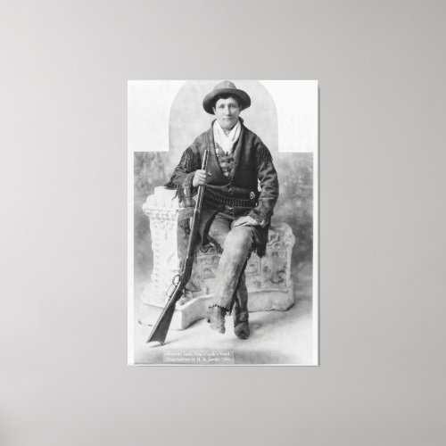 Professional Scout Calamity Jane 1895 Canvas Print