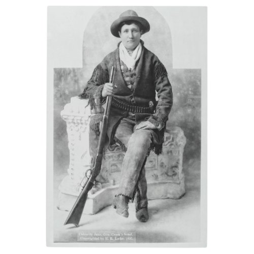 Professional Scout Calamity Jane 1895 Metal Print