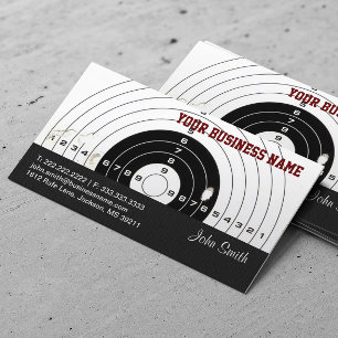 Professional Security Bodyguard Gun Dealer Business Card