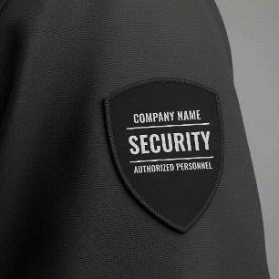  Professional Security Staff Company Logo Minimal Patch