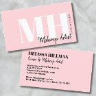 Professional Simple Blush Pink Monogram