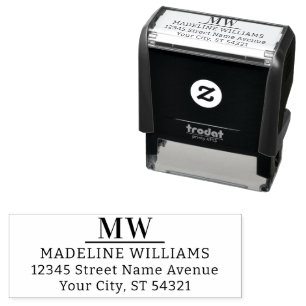 Professional Simple Business Basic Return Address  Self-inking Stamp