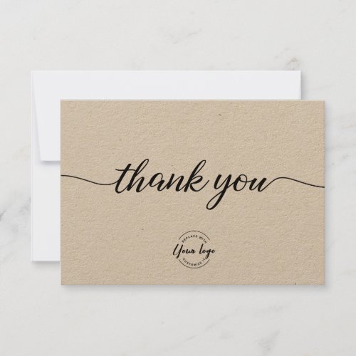 Professional Simple Business Customer Appreciation Thank You Card