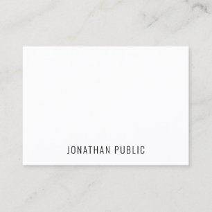 Professional Simple Elegant Modern Minimalist Chic Business Card