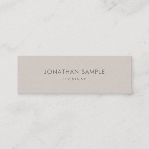 Professional Simple Graphic Modern Plain Luxury Mini Business Card