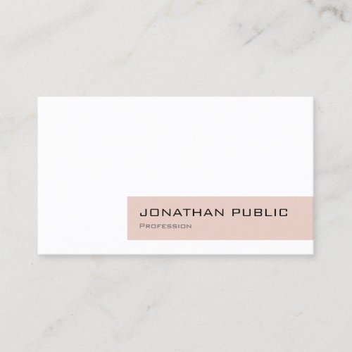 Professional Simple Modern Chic Design Luxury Business Card