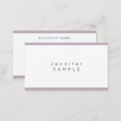 Professional Simple Modern Cool Design Elegant Business Card (Front/Back)