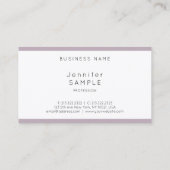 Professional Simple Modern Cool Design Elegant Business Card (Back)