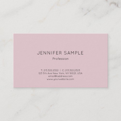 Professional Simple Modern Elegant Template Cute Business Card