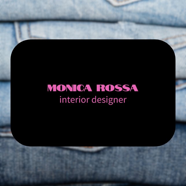 Professional Simple Modern Neon Pink Black Patch (Creator Uploaded)